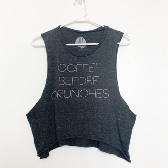 Coffee Before Crunches Graphic Tee - Picture 4 of 4